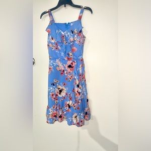 Girls' Sleeveless Fit and Flare Ruffled Dress